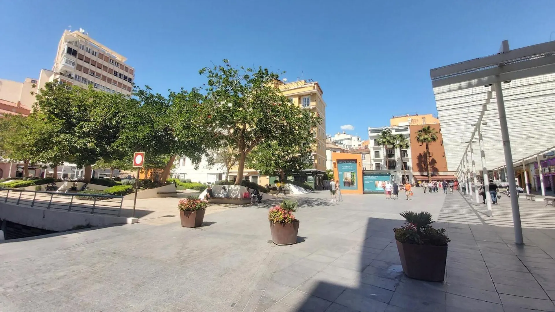 מאלגה Del Parque Flats Calle Nueva Quiet דירה